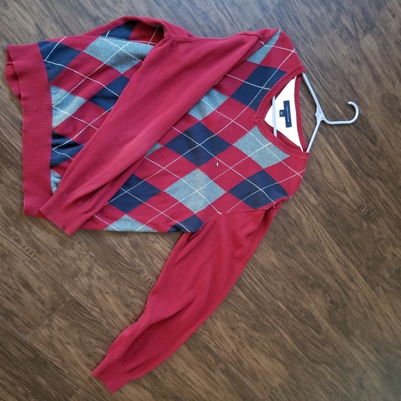 Tommy Hilfiger argyle sweater - Picture 3 of 4